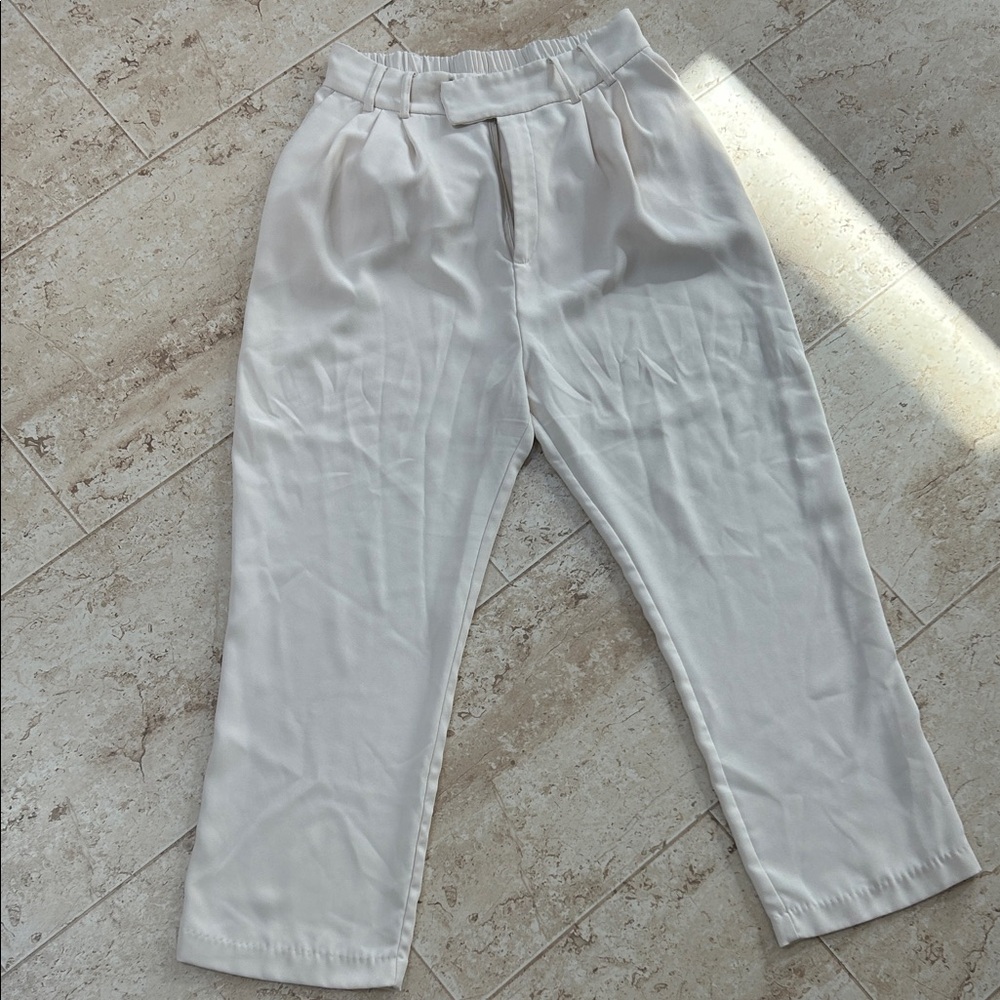 BB Dakota Men's Cream Dress Pants